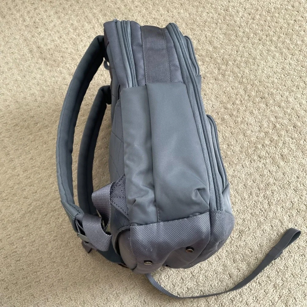 Samsonite Nuroad Convertible Hybrid Backpack Gun Metal Multi Pockets Travel‎
